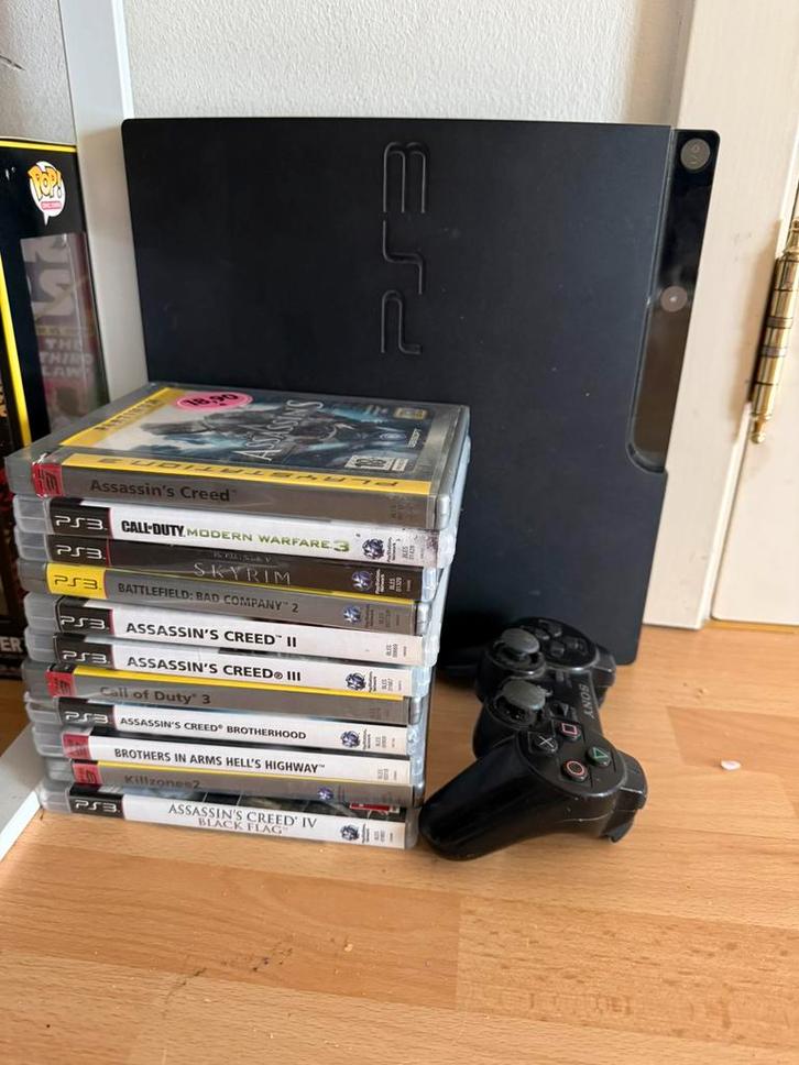 Playstation 3 avec jeux, Games en Spelcomputers, Spelcomputers | Sony PlayStation 3, Zo goed als nieuw, Met games, Ophalen