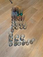 32 stuks verschillende glazen, Ophalen, Zo goed als nieuw