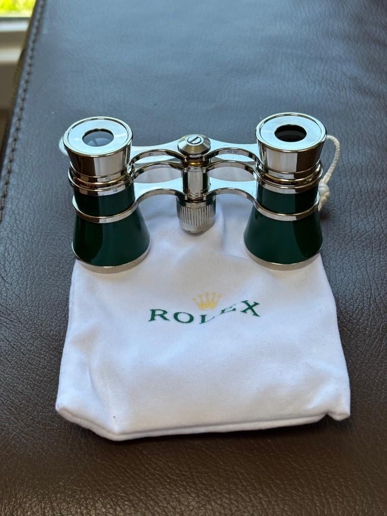 Jumelles de théâtre Rolex – pièce de collection exclusive, Collections, Marques & Objets publicitaires, Comme neuf, Panneau publicitaire