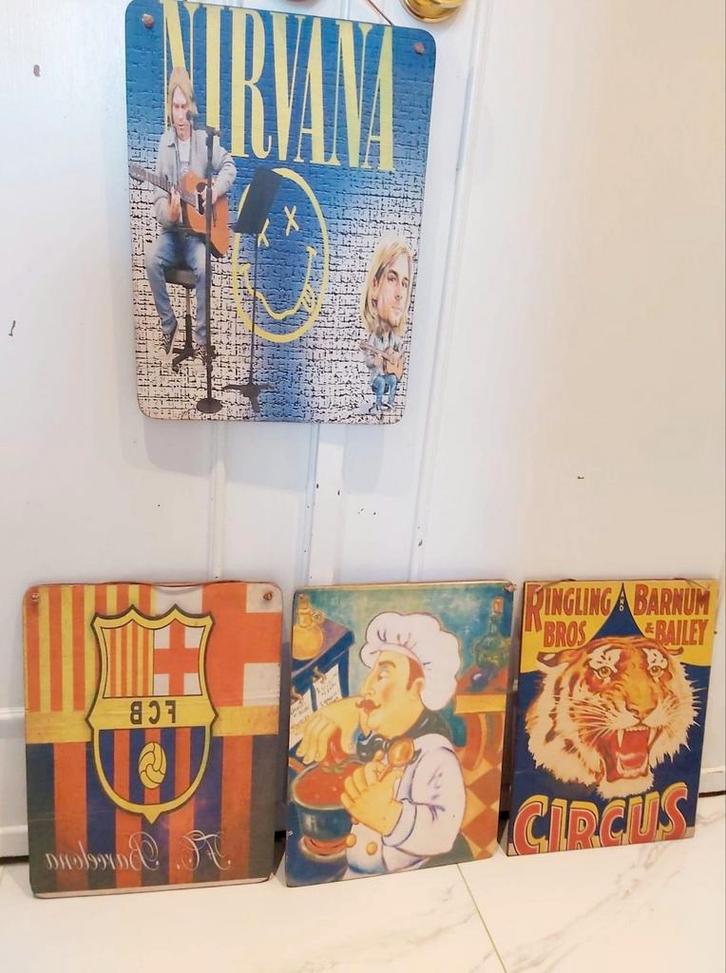 Assiettes murales/assiettes décoratives vintage uniques - lo, Collections, Posters & Affiches, Enlèvement ou Envoi