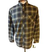 (10) -chemise homme t.L verte - clockhouse -, Vêtements | Hommes, Chemises, Tour de cou 41/42 (L), Enlèvement ou Envoi, Comme neuf