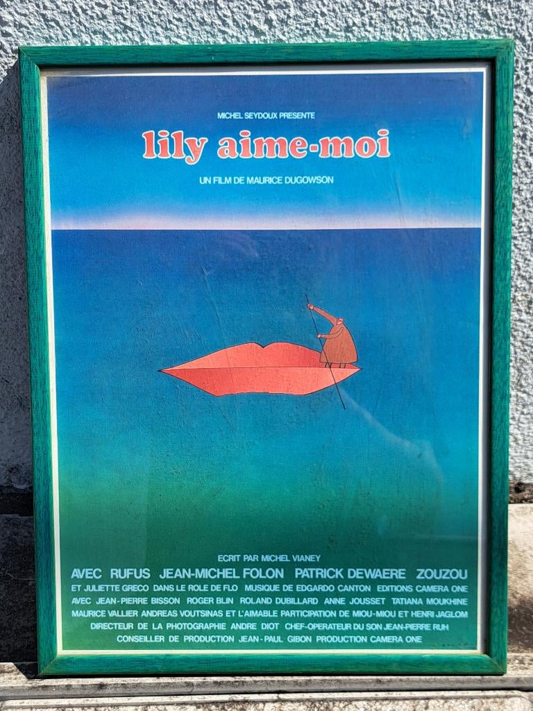 Lithographie lily aime moi de jean michel folon, Ophalen of Verzenden