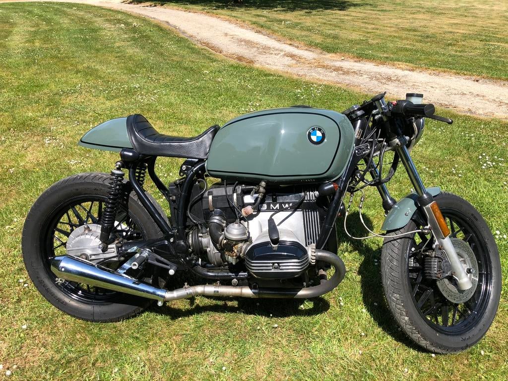 BMW R80 café racer, Cardan-aandrijving, 2 cilinders, Nieuw, Motorrijbewijs A