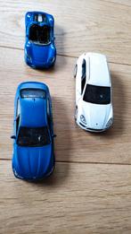 Speelautos Porsche en Bmw 3 stuks meerkleurig, Ophalen of Verzenden, Gebruikt