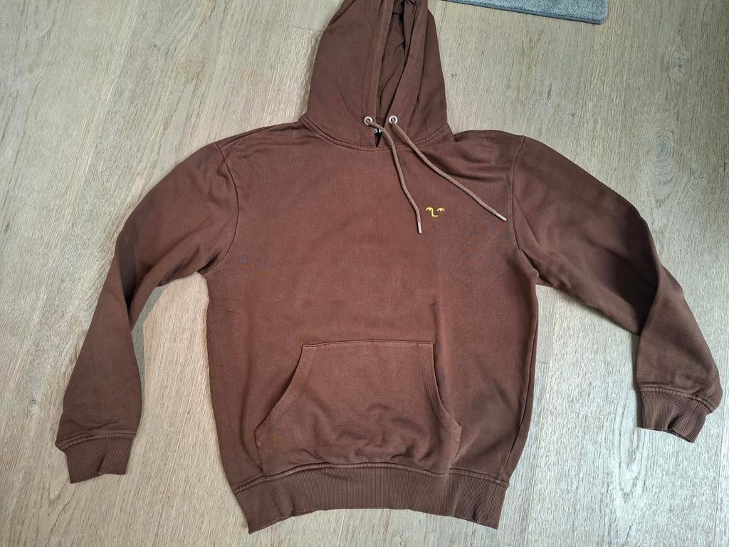 Bruine hoodie van NNSNS, maat S, Kleding | Heren, Truien en Vesten, Ophalen, Maat 46 (S) of kleiner