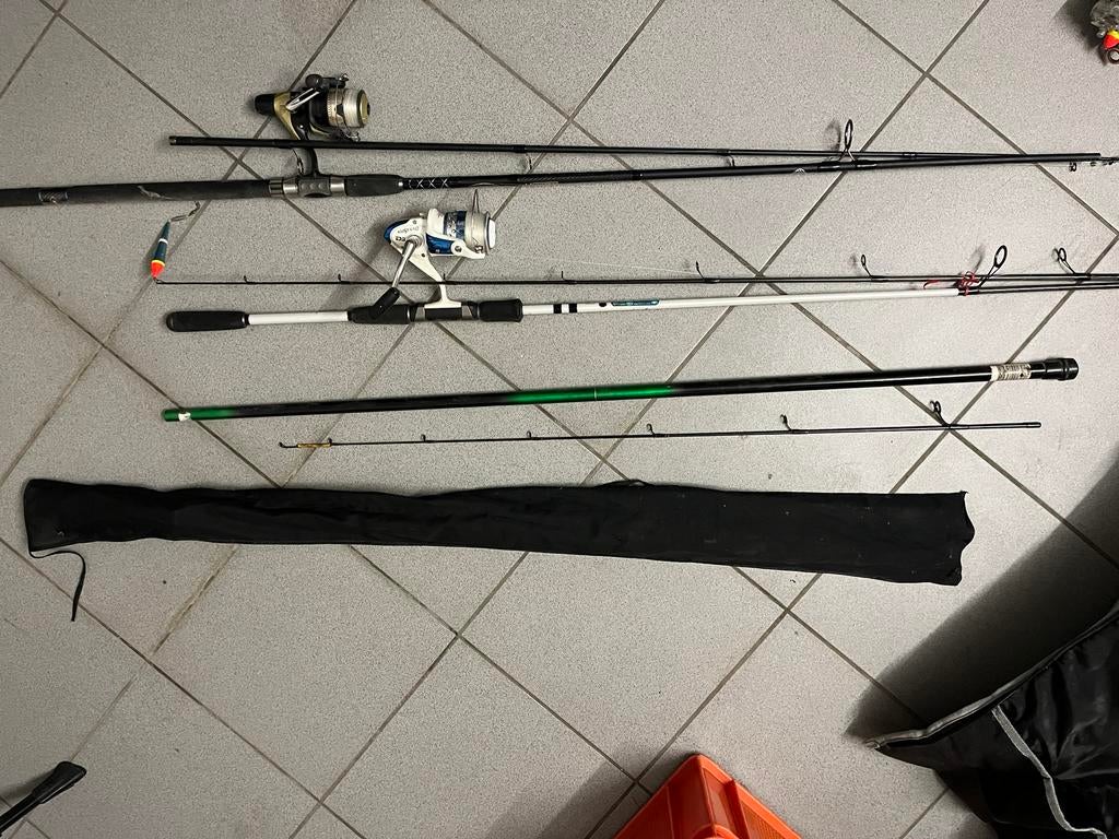 10 vislijnen, Watersport en Boten, Ophalen, Gebruikt