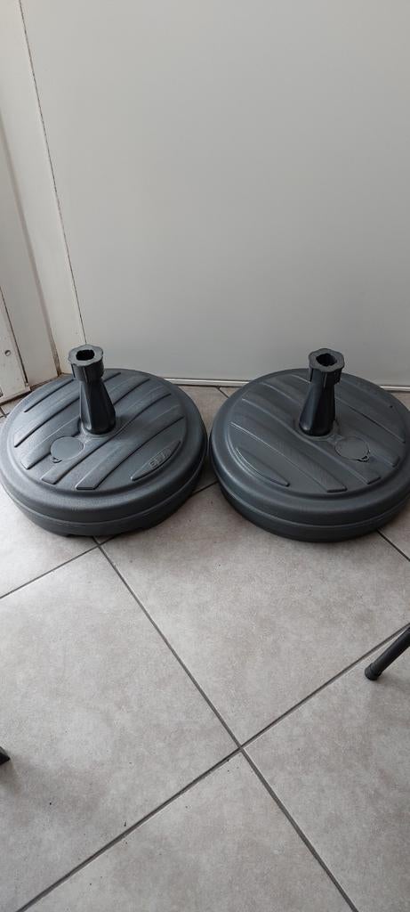 parasolvoeten, Tuin en Terras, Parasols, Ophalen, Zo goed als nieuw, Parasolvoet