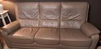 salon leder 3+2+1 en salontafel, Ophalen, Gebruikt, Leer