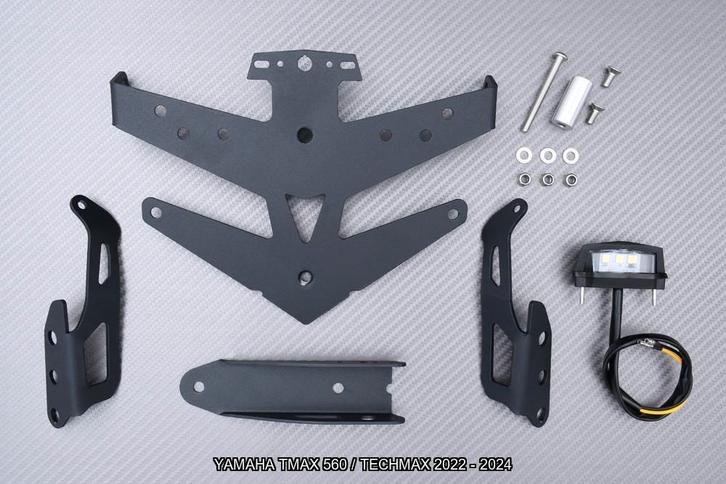 Support de plaque YAMAHA TMAX 560 / TECHMAX 2022 - 2024, Motos, Accessoires | Autre, Neuf, Enlèvement ou Envoi