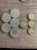 Lot Franse munten 1F, 2F & 5F (1920s–1930s), Ophalen of Verzenden, Frankrijk, Setje