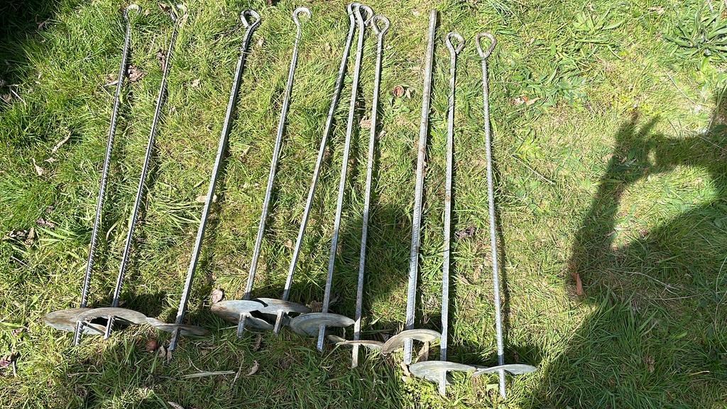 Grondanker 1m gegalvaniseerd, Ophalen