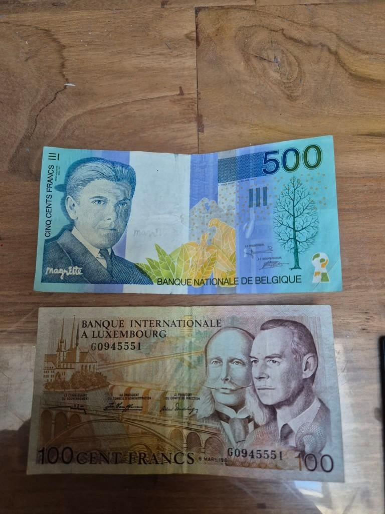 billet belge, Enlèvement, Billets en vrac