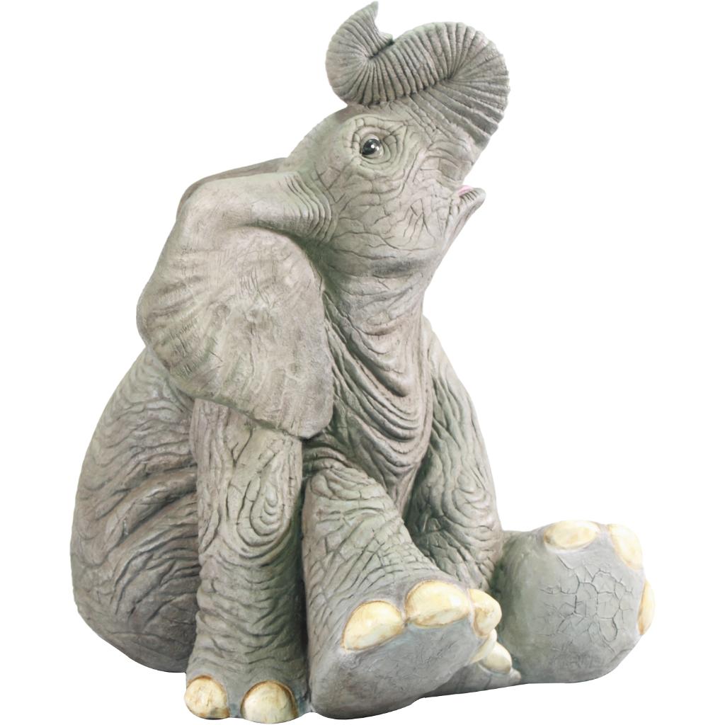 Sitting Baby Elephant – Olifant beeld Hoogte 103 cm, Verzamelen, Dierenverzamelingen, Ophalen, Nieuw