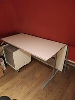 Bureau wit, Huis en Inrichting, Bureaus, Ophalen, Bureau