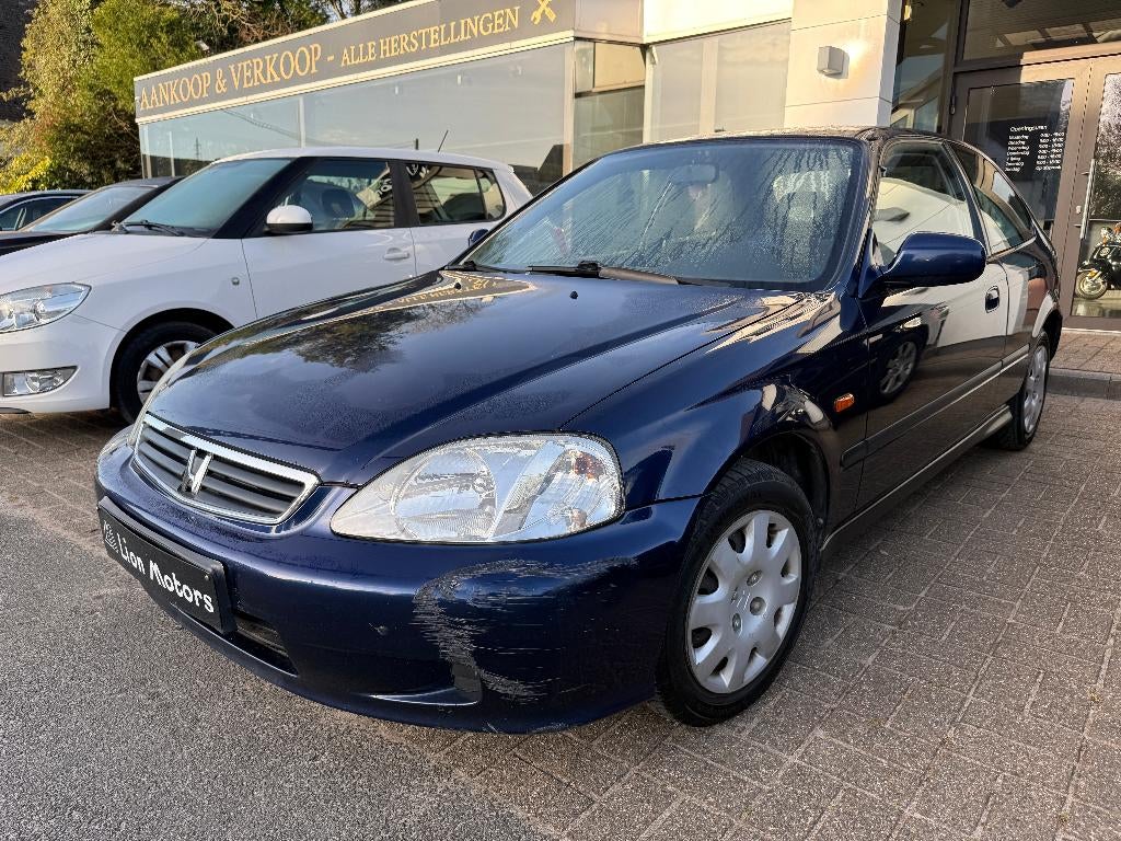 HONDA CIVIC 3DR, Auto's, Honda, Stof, 4 cilinders, Blauw, 5 zetels