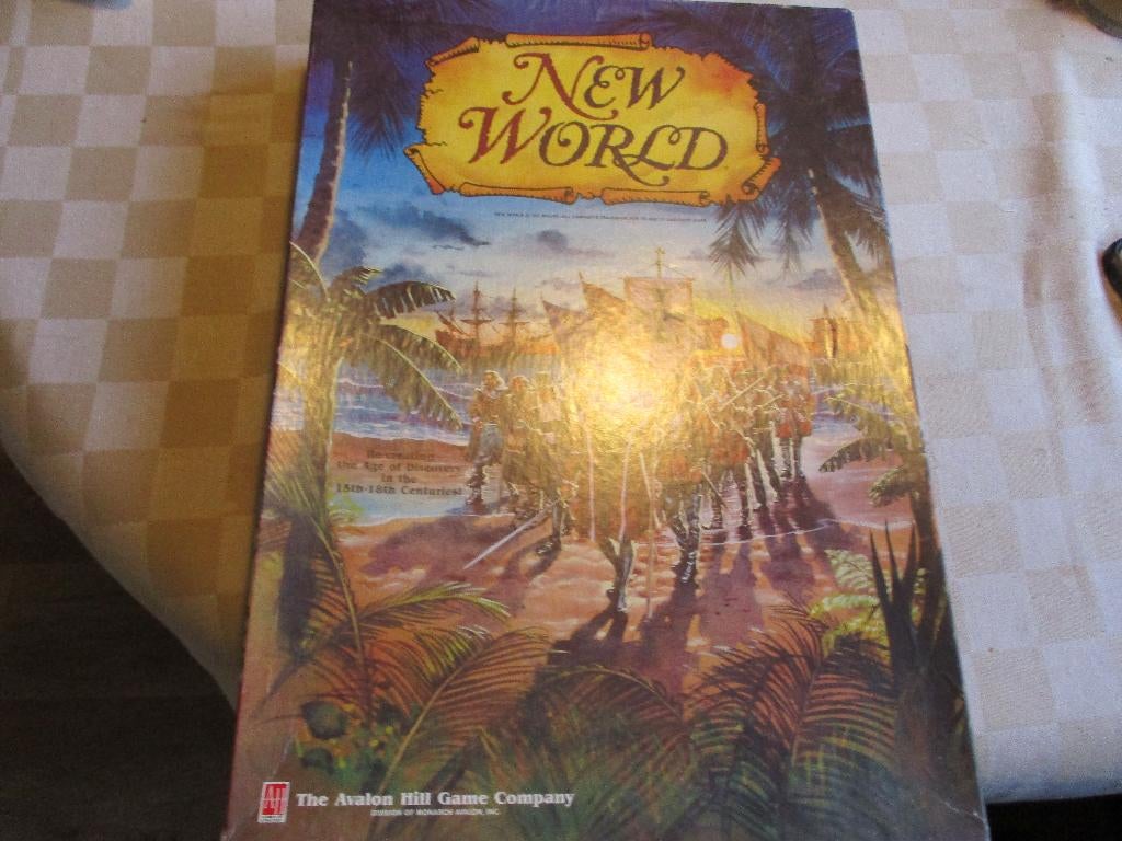 jeu de plateau vintage New World par Avalon Hill, Trois ou quatre joueurs, Enlèvement ou Envoi, Neuf