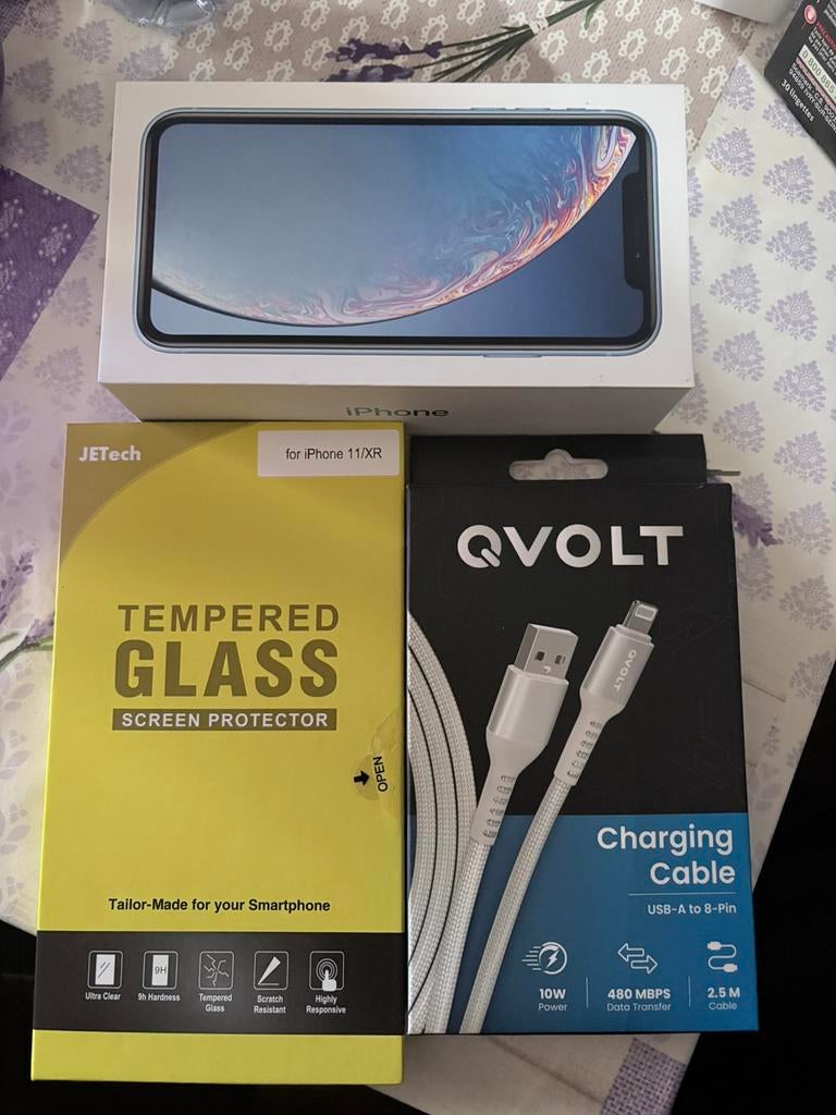 iPhone XR, Telecommunicatie, Ophalen of Verzenden, Zo goed als nieuw, Blauw, IPhone XR