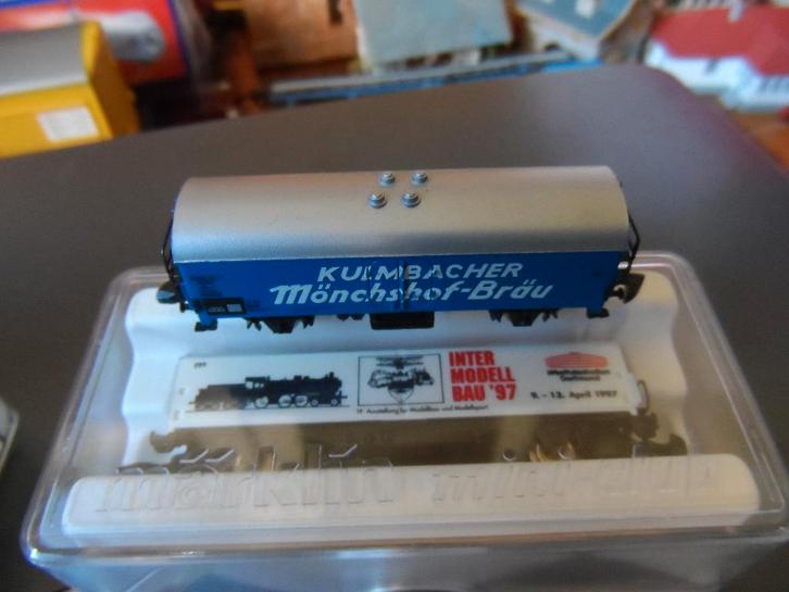 MARKLIN Mini club Z - DEUX wagons, dont UN en boite..., Hobby & Loisirs créatifs, Trains miniatures | HO, Comme neuf, Wagon, Märklin