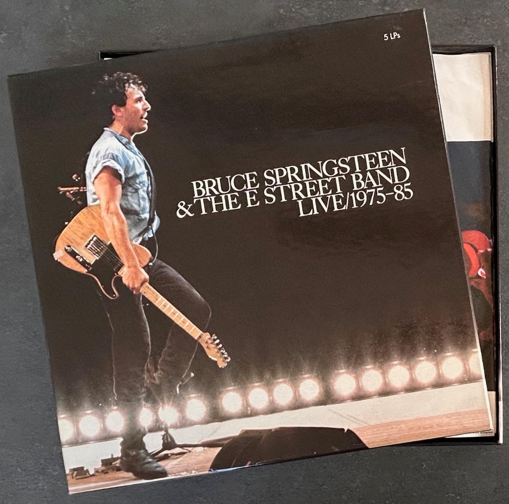 BRUCE SPRINGSTEEN - Live/1975-85 (Coffret 5 LP ; NMINT), 12 pouces, Pop rock, 1980 - 1989, Comme neuf