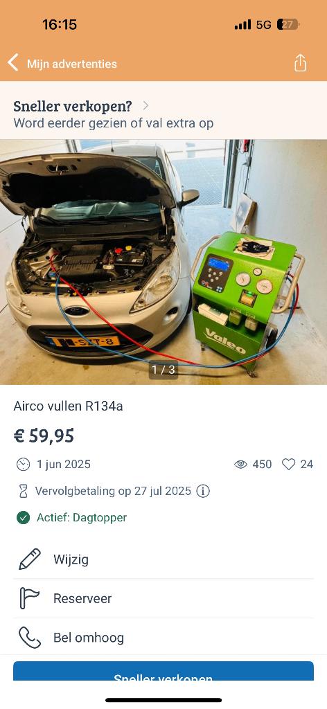 Airco vullen, Auto-onderdelen, Ophalen of Verzenden, Nieuw, Overige automerken