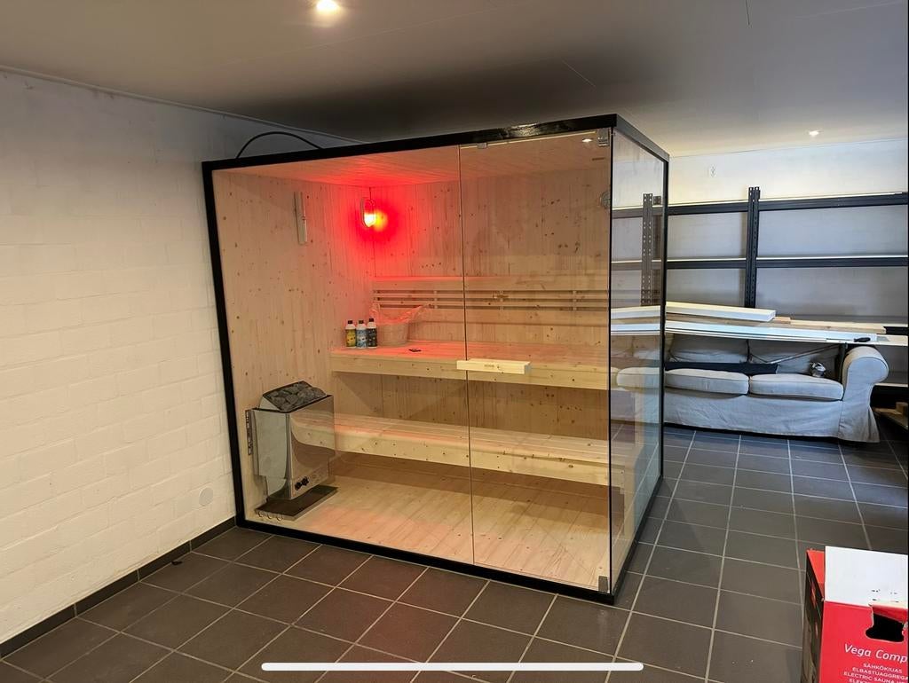 Luxe Finse binnensauna - NIEUW - GRATIS BEZORGD + GEMONTEERD, Sports & Fitness, Sauna, Enlèvement ou Envoi, Neuf, Finlandais ou Traditionnel