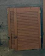 Houten Louvre deurtjes / luiken, Ophalen, Zo goed als nieuw