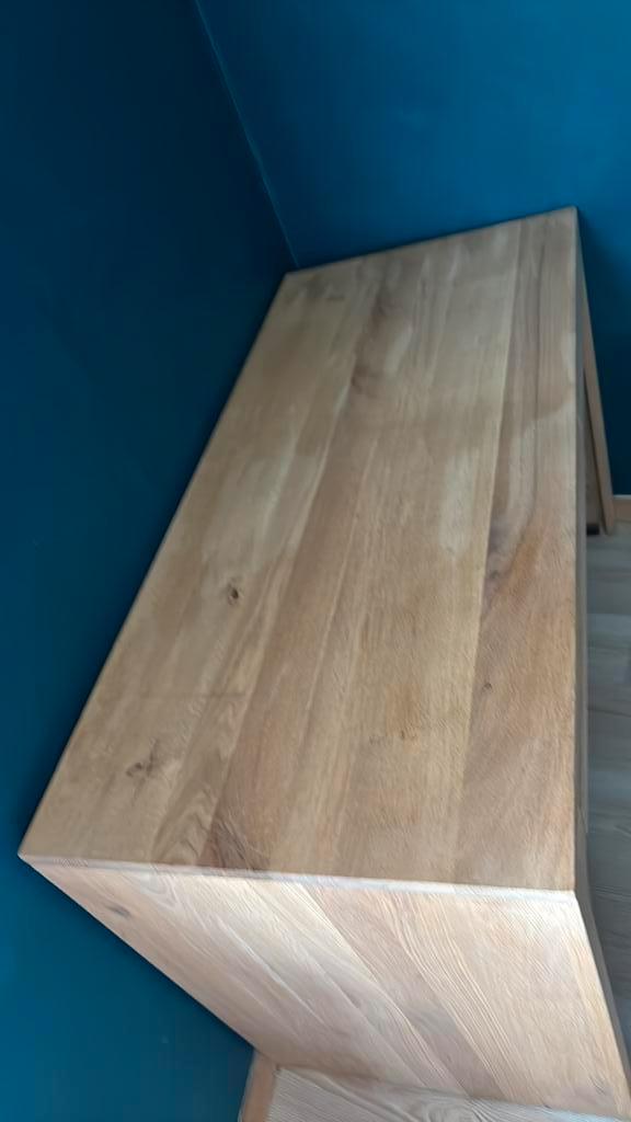 Bureau en stoel te koop, Maison & Meubles, Tables | Tables à manger, Comme neuf, Enlèvement