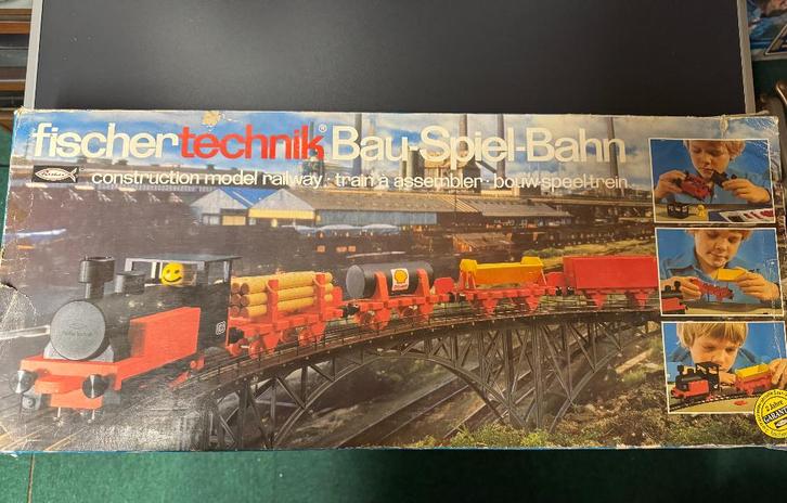 Vintage fischertechnik Bau-Spiel-Bahn 30101 (1979), Hobby en Vrije tijd, Modeltreinen | H0, Gebruikt, Treinset, Gelijkstroom, Overige merken