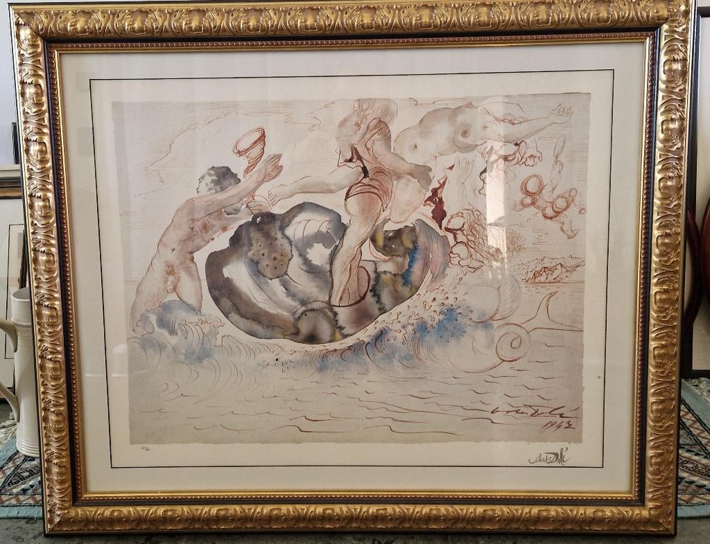 Salvador Dali "Sirens and the Sailor", Antiek en Kunst, Kunst | Litho's en Zeefdrukken, Ophalen