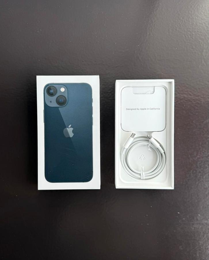 iPhone 13 mini - 128 Go - bleu, Télécoms, Téléphonie mobile | Apple iPhone, Comme neuf, 128 GB, iPhone 13 mini, Bleu, Enlèvement ou Envoi