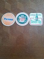 3 viltjes parasol canadadry seven up, Verzamelen, Ophalen of Verzenden, Viltje(s)