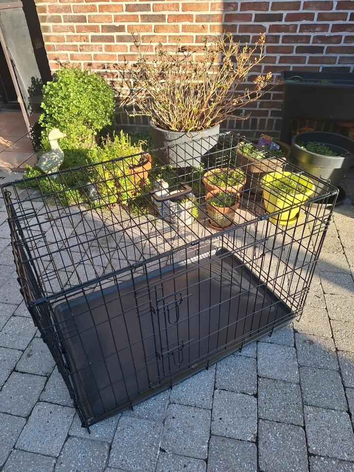 Hondenbench L 90 cm lang,62 cm H 55 cm B opvouwbaar, Dieren en Toebehoren, Hondenbenches, Ophalen