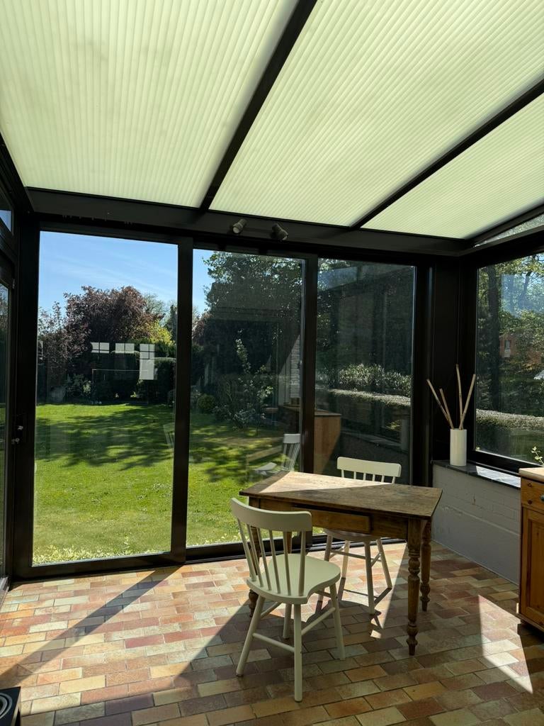 Veranda complete., Bricolage & Construction, Enlèvement ou Envoi, Comme neuf, Double vitrage