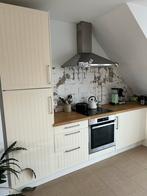 Keuken met enkele toestellen, Maison & Meubles, Cuisine | Cuisines complètes, Enlèvement, Utilisé, Crème, Bois