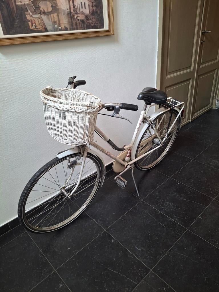 Dames fiets, Ophalen