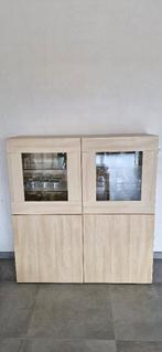 Buffet Ikea Besta avec vitrine, Maison & Meubles, Armoires | Buffets, 25 à 50 cm, Comme neuf, 100 à 150 cm, Enlèvement