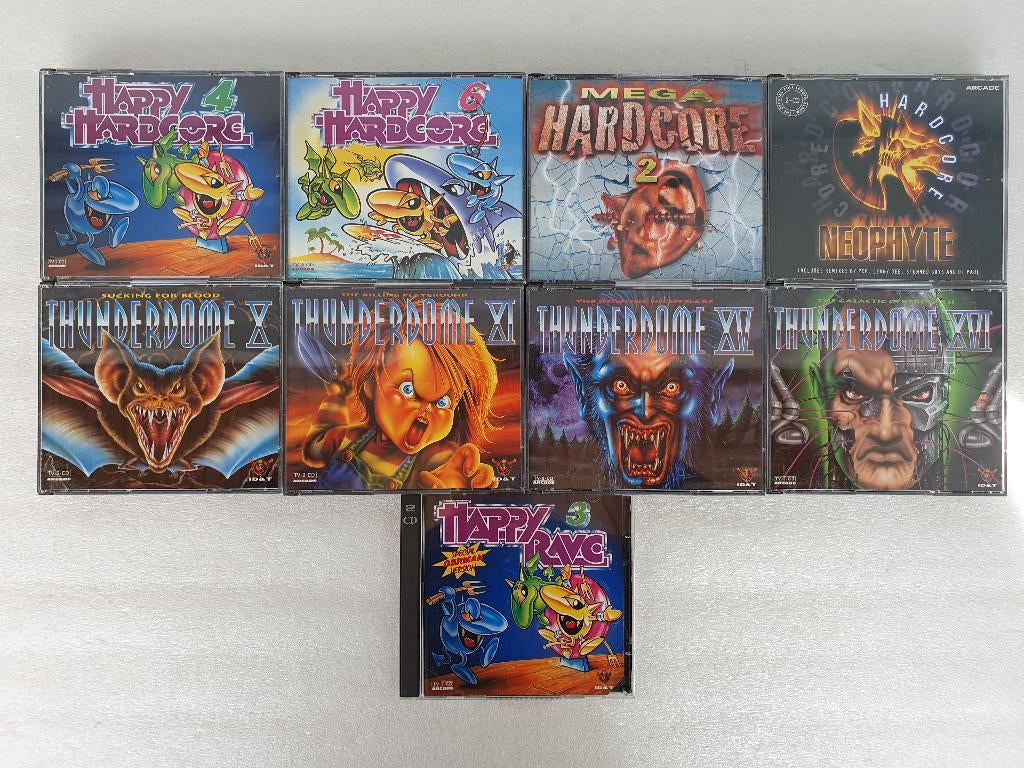 Hardcore - Thunderdome CD's, CD & DVD, CD | Dance & House, Utilisé, Enlèvement ou Envoi