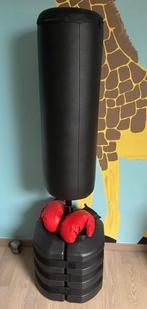 Boksbal + bokshandschoenen, Sports & Fitness, Boxe, Enlèvement, Comme neuf, Punching-ball