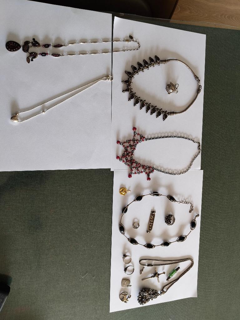 lot de bijoux en argent massif, Bijoux, Sacs & Beauté, Enlèvement ou Envoi, Argent, Bracelet