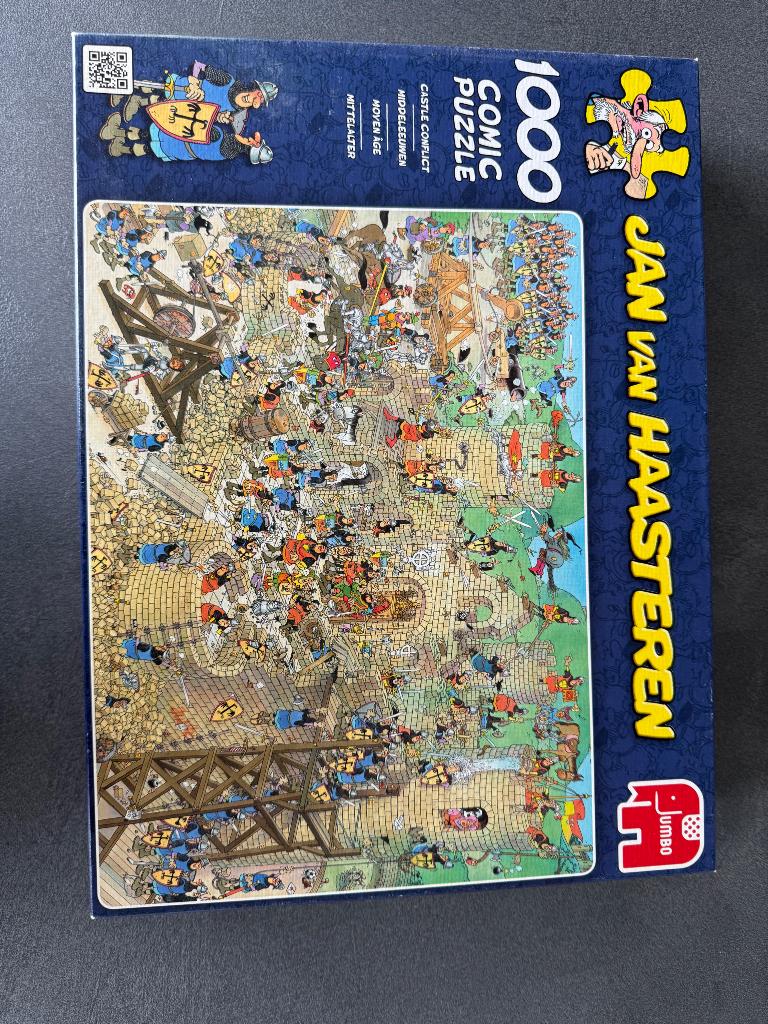 Puzzel Jan Van Haasteren, Hobby & Loisirs créatifs, Sport cérébral & Puzzles, Enlèvement, 500 à 1500 pièces, Utilisé, Puzzle