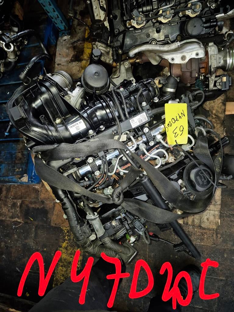 2 X BMW N47D20C-MOTOREN, BMW