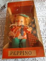 Vintage originele Peppino clowntje, handbeschilderd gezicht, Verzamelen, Poppen, Ophalen of Verzenden