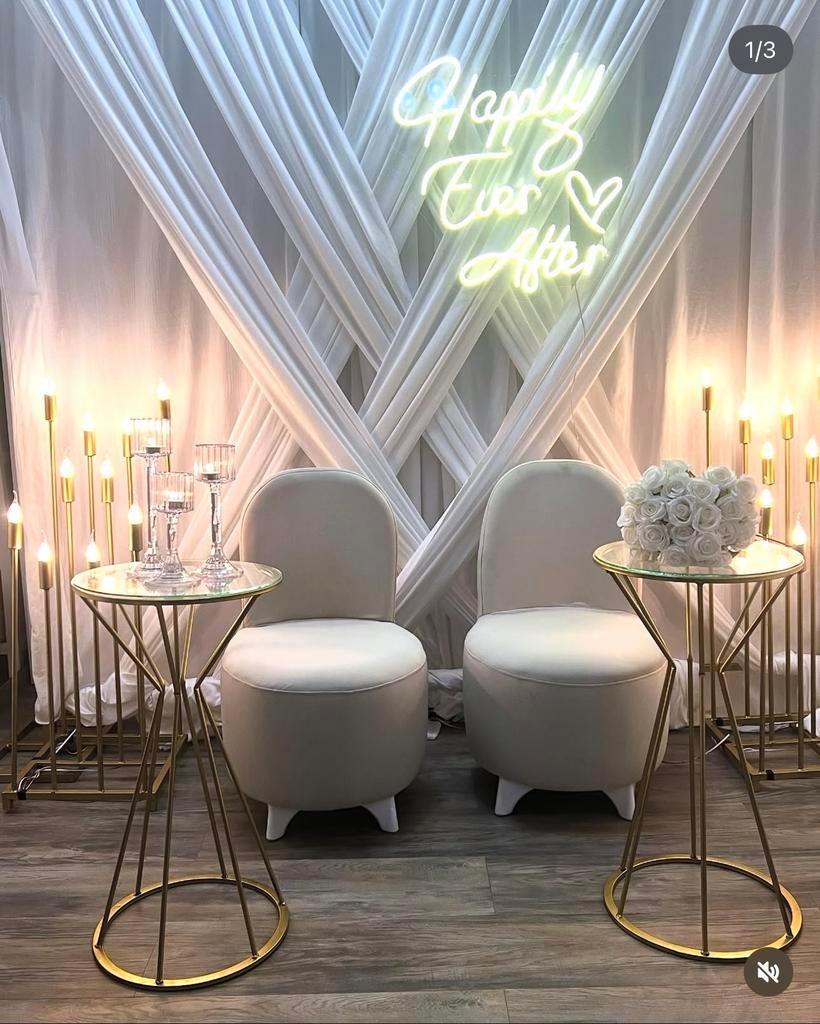 Backdrops te koop voor huwelijken verlovingen etc, Maison & Meubles, Accessoires pour la Maison | Décorations murale, 3D, Enlèvement