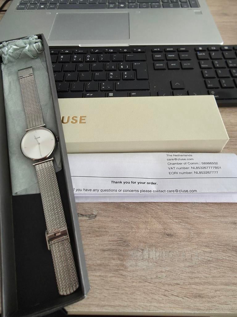 Montre cluse triomphe mesh silver, Enlèvement