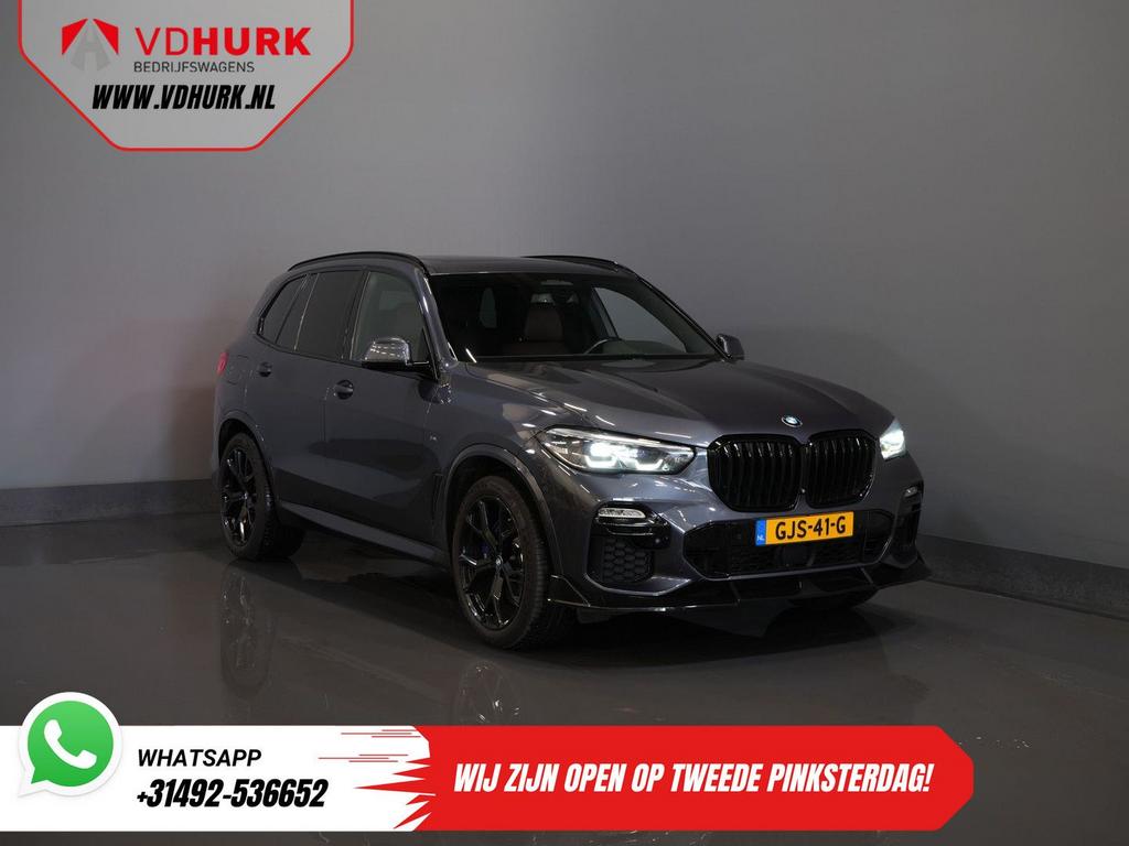 BMW X5 xDrive45e High Executive MPack/ Pano/ Memory/ Stoelve, Auto's, Automaat, X5, Blauw, 33 g/km