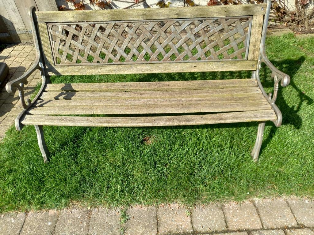 tuinbank, Ophalen, Hout