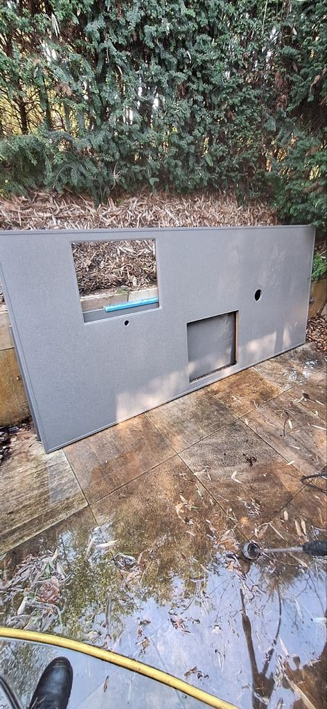 Composiet werkblad voor keukeneiland, Ophalen, 100 tot 150 cm, Zo goed als nieuw, 200 cm of meer