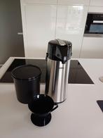 Thermosfles 2,2 liter + Tupperware koffiedoos + filter, Huis en Inrichting, Keuken | Potten en Pannen, Ophalen