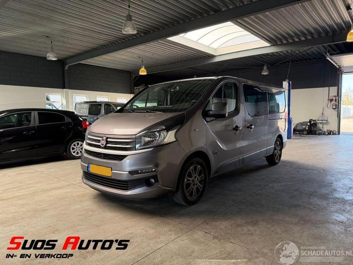 Fiat Talento 1.6 MJ EcoJet L2H1 9 persons (bj 2017), Auto diversen, Ongevalwagen, Fiat, Handgeschakeld, Diesel, Monovolume, Zilver of Grijs