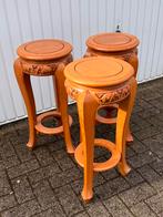 3 x kruk piëdestal sokkel plantenstaander, Ophalen, Zo goed als nieuw